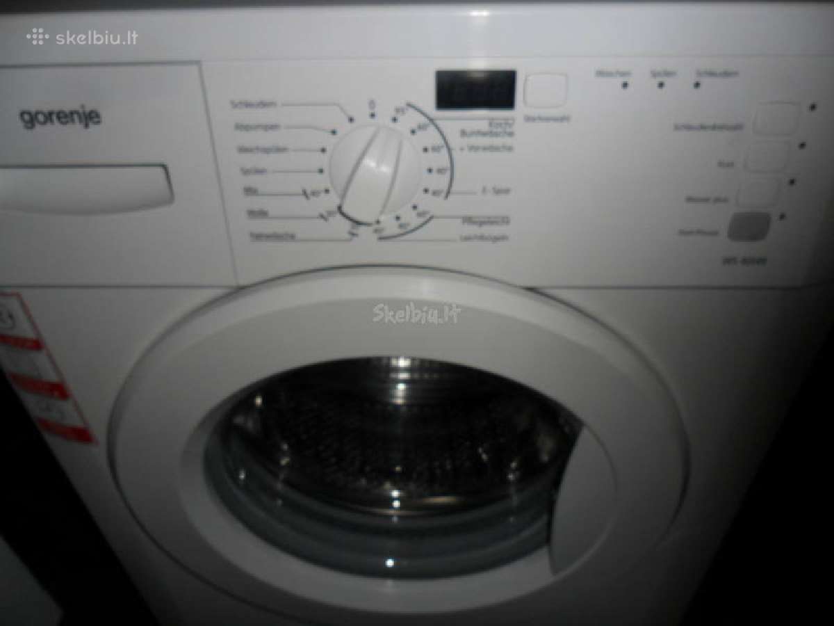 Siaura gorenje skalbimo masina - nuotraukos Nr. 2