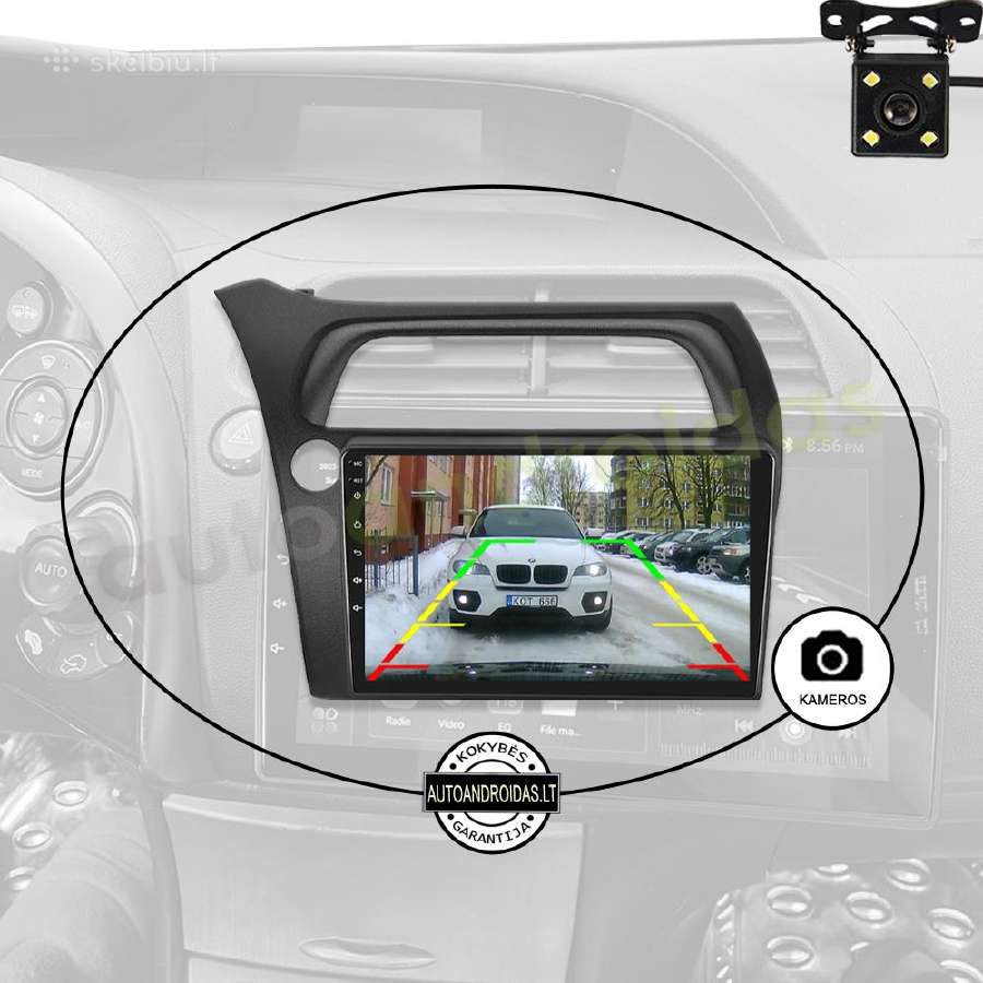 Honda Civic Hatchback 2006-11 Android multimedia - nuotraukos Nr. 7