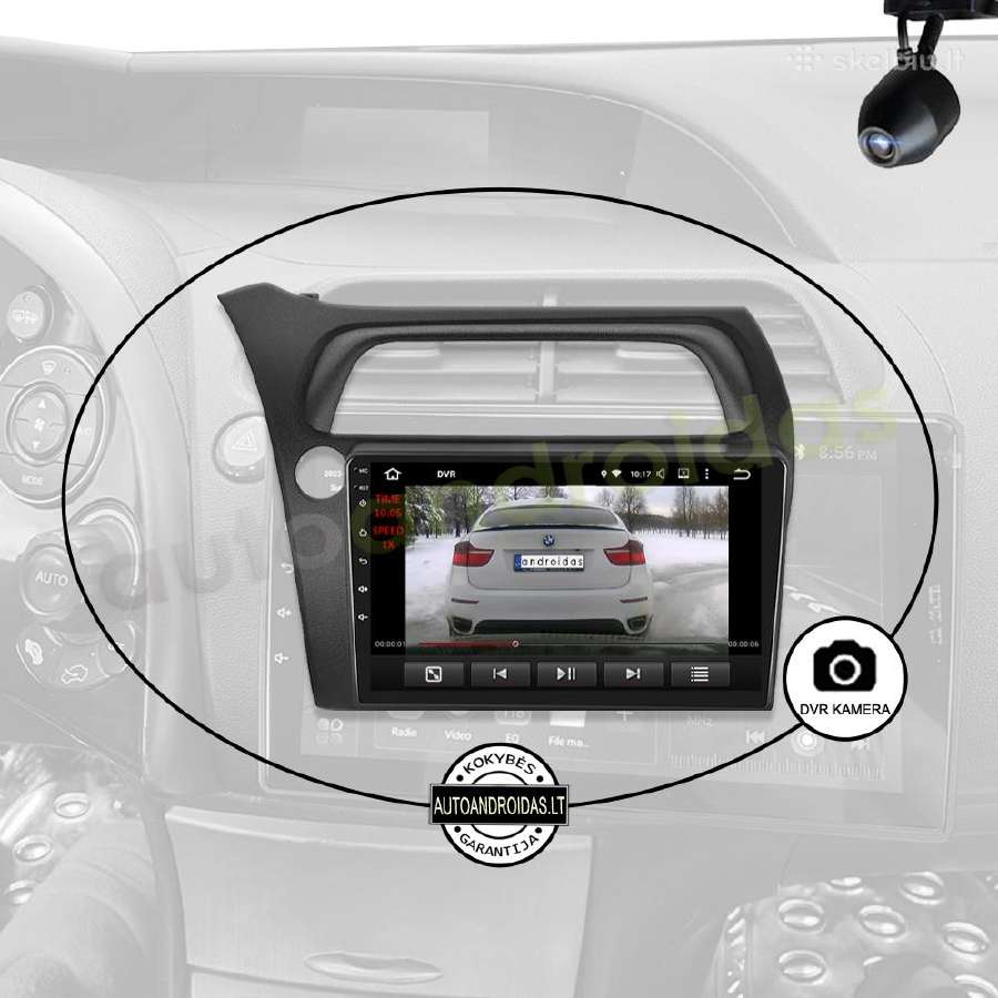 Honda Civic Hatchback 2006-11 Android multimedia - nuotraukos Nr. 8