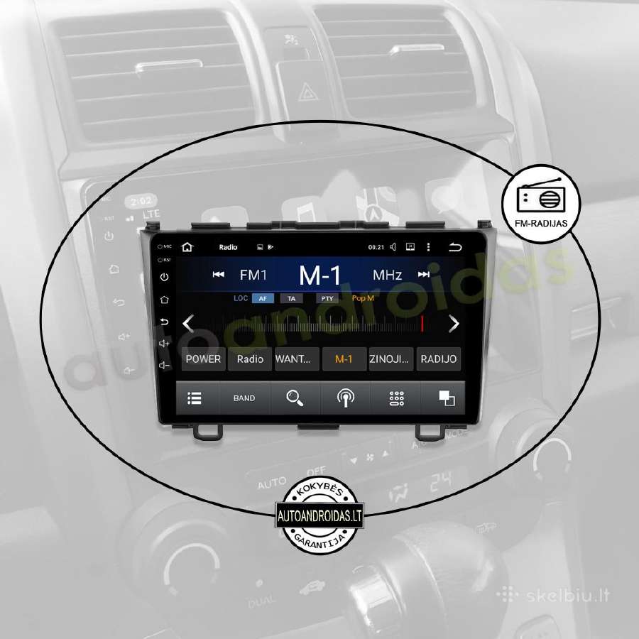 Honda Crv 2006-11 Android multimedia Usb/GPS/WiFi - nuotraukos Nr. 4