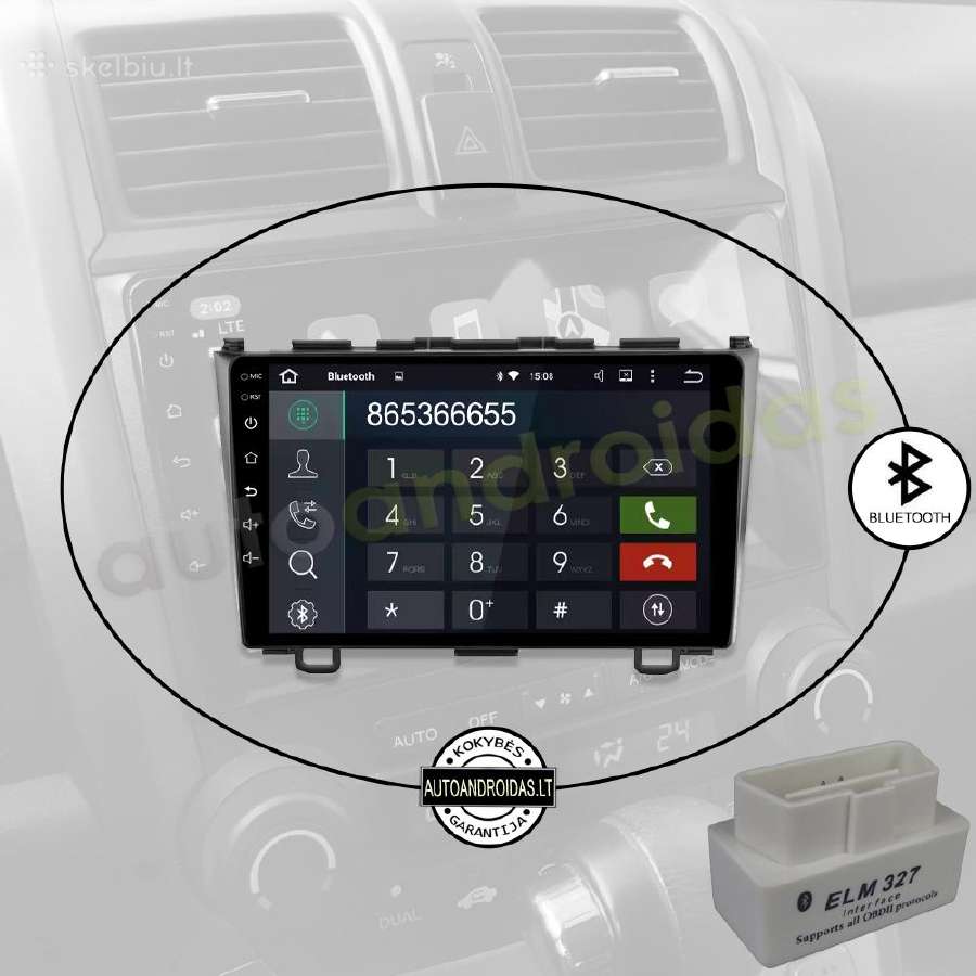 Honda Crv 2006-11 Android multimedia Usb/GPS/WiFi - nuotraukos Nr. 5
