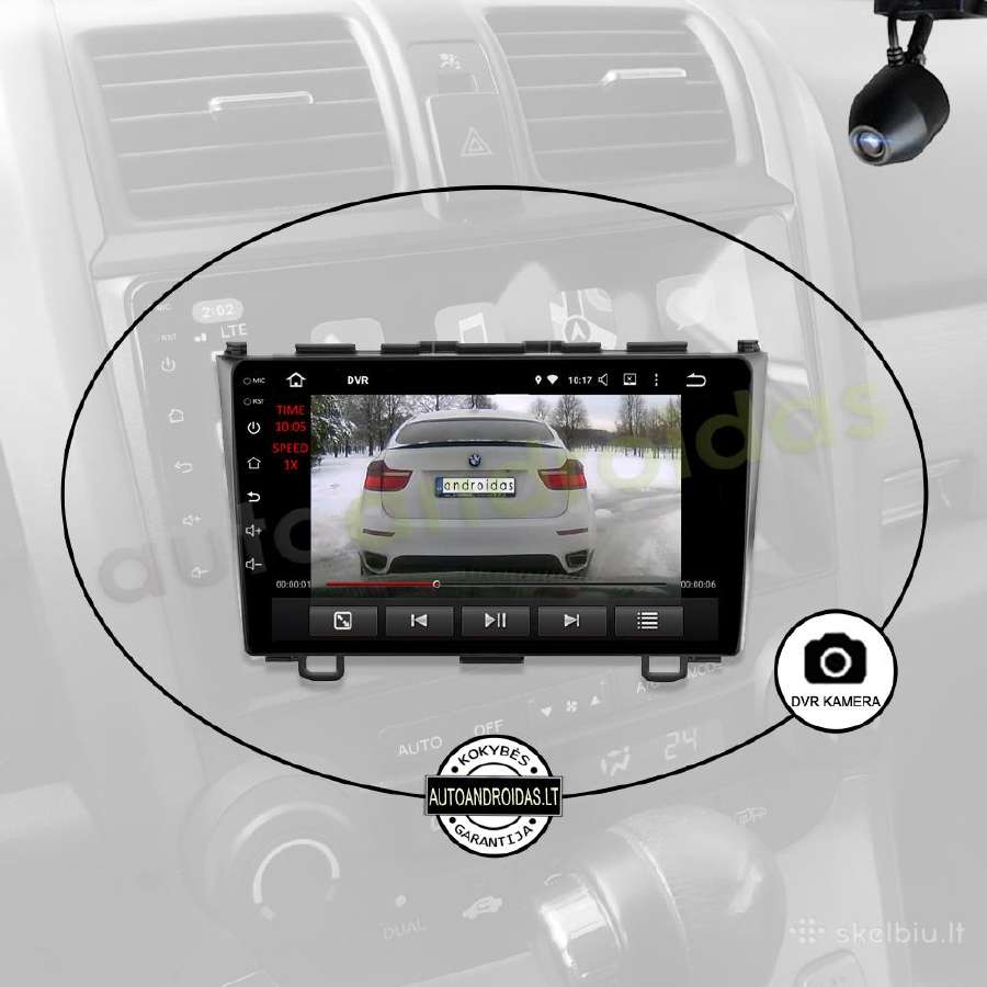 Honda Crv 2006-11 Android multimedia Usb/GPS/WiFi - nuotraukos Nr. 8