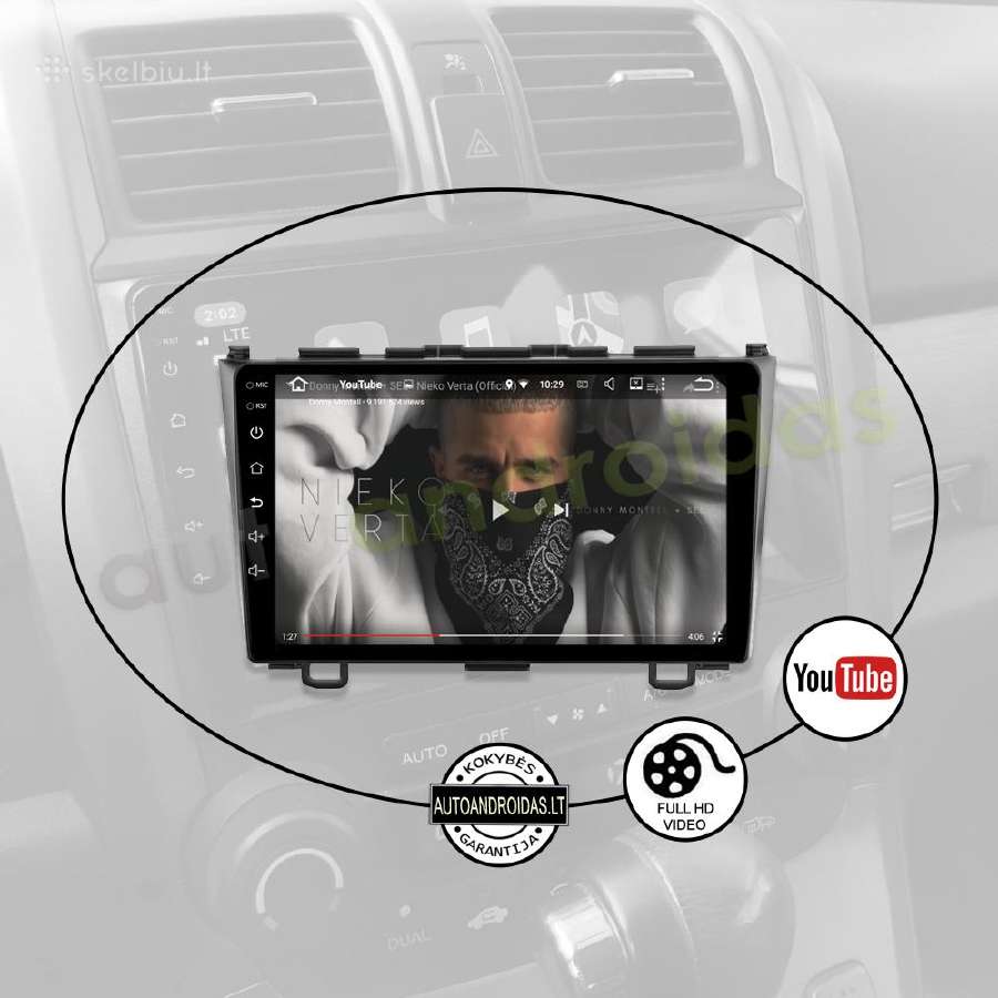 Honda Crv 2006-11 Android multimedia Usb/GPS/WiFi - nuotraukos Nr. 9