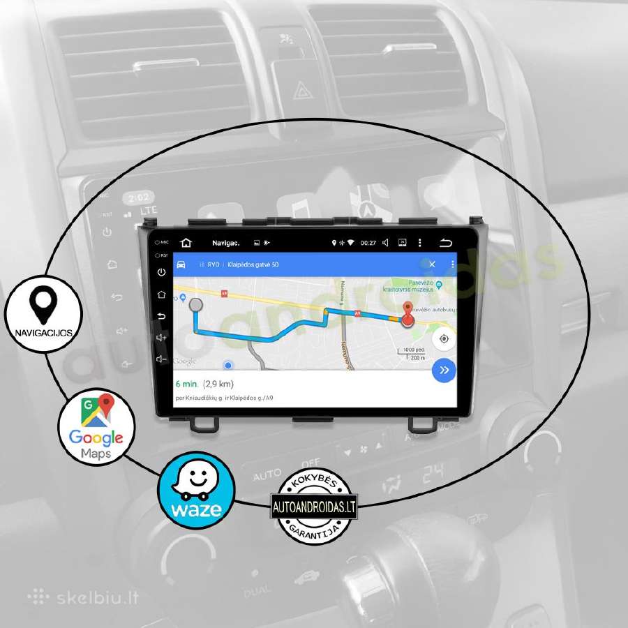 Honda Crv 2006-11 Android multimedia Usb/GPS/WiFi - nuotraukos Nr. 11