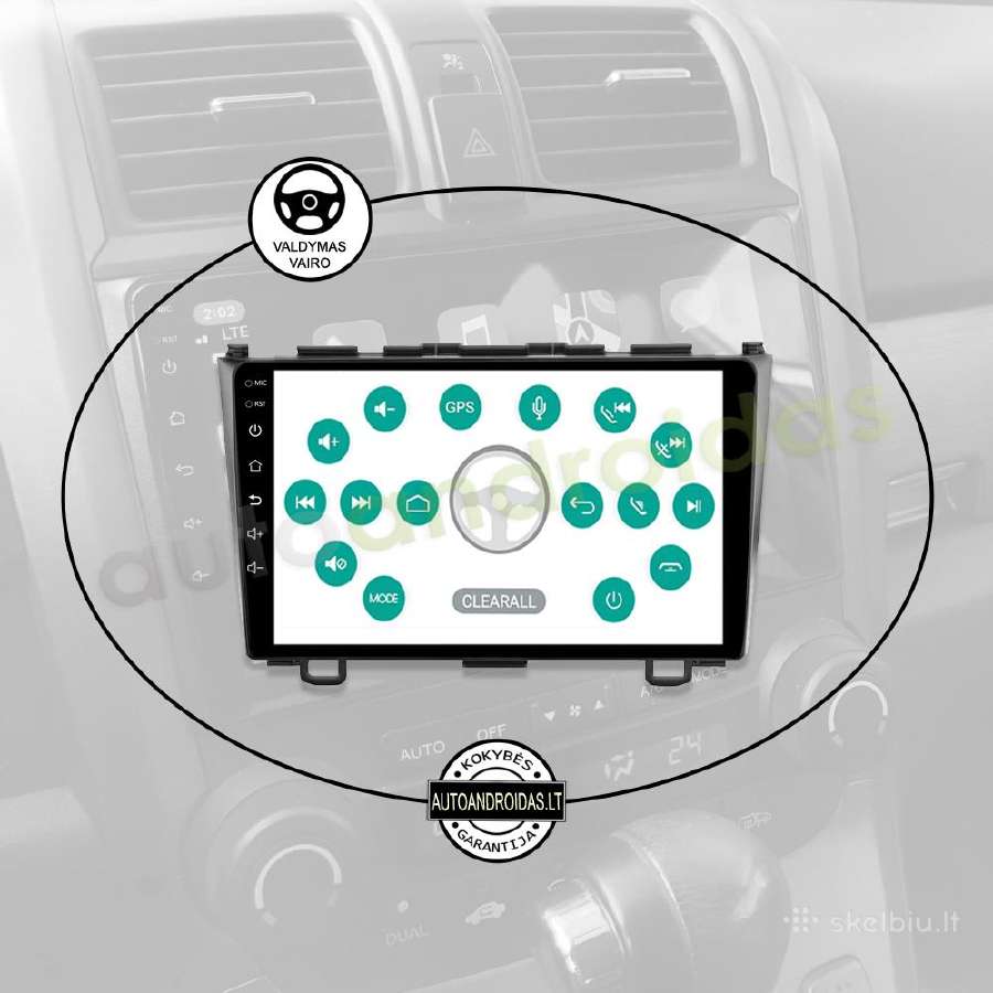 Honda Crv 2006-11 Android multimedia Usb/GPS/WiFi - nuotraukos Nr. 12