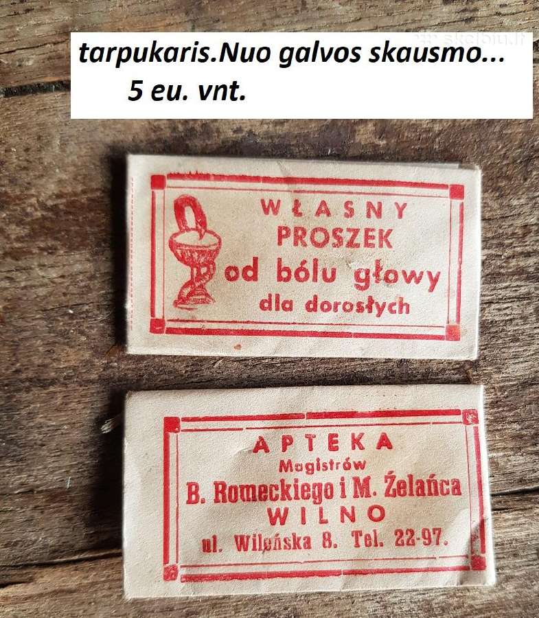 Įvairios senienos iš stalčių - nuotraukos Nr. 2