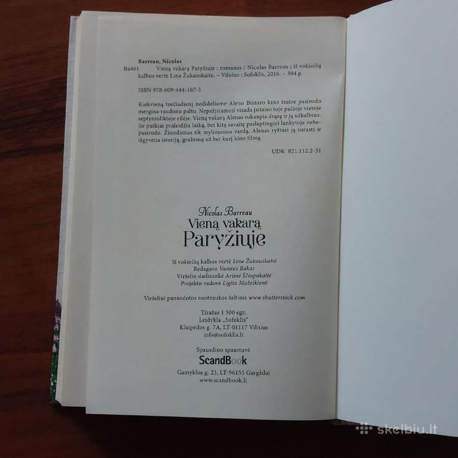 Nicolas Barreau " Viena vakara Paryžiuje " - nuotraukos Nr. 8