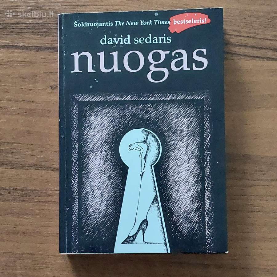 David Sedaris " Nuogas " .Parduodu knygą .