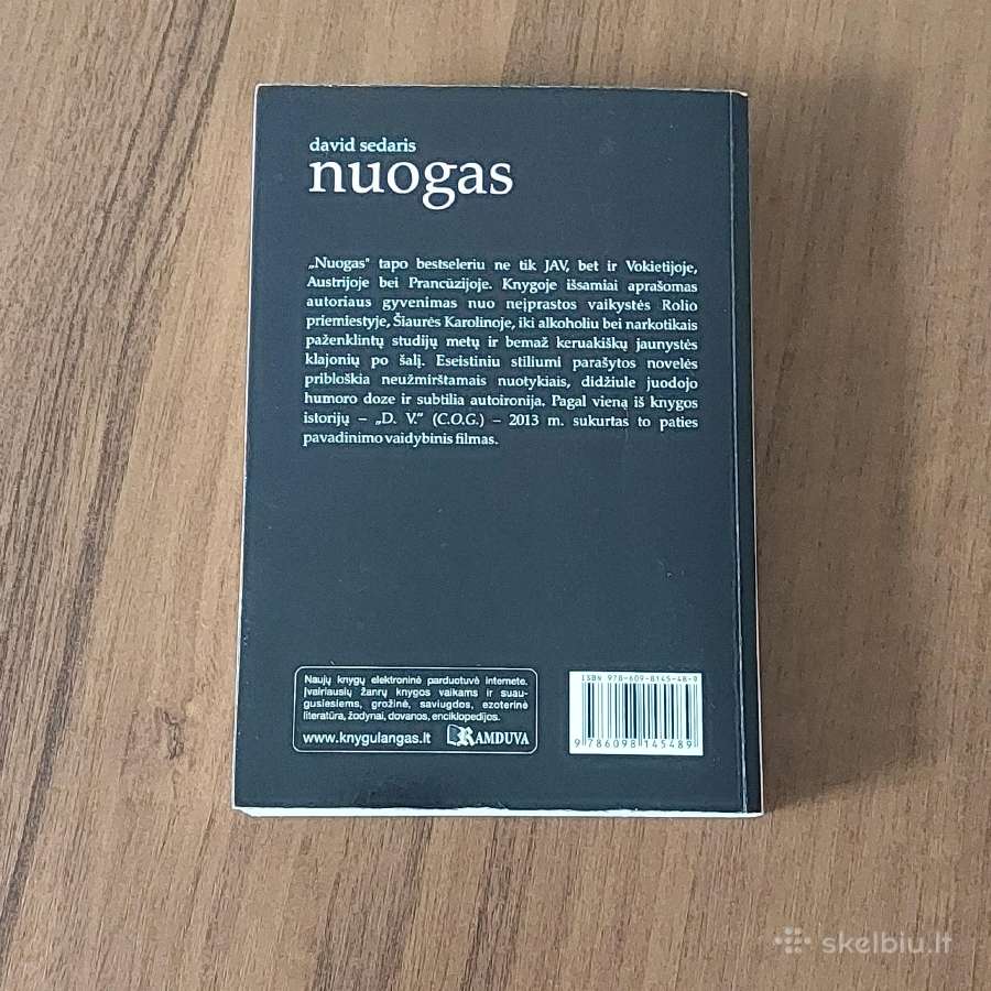 David Sedaris " Nuogas " .Parduodu knygą . - nuotraukos Nr. 5