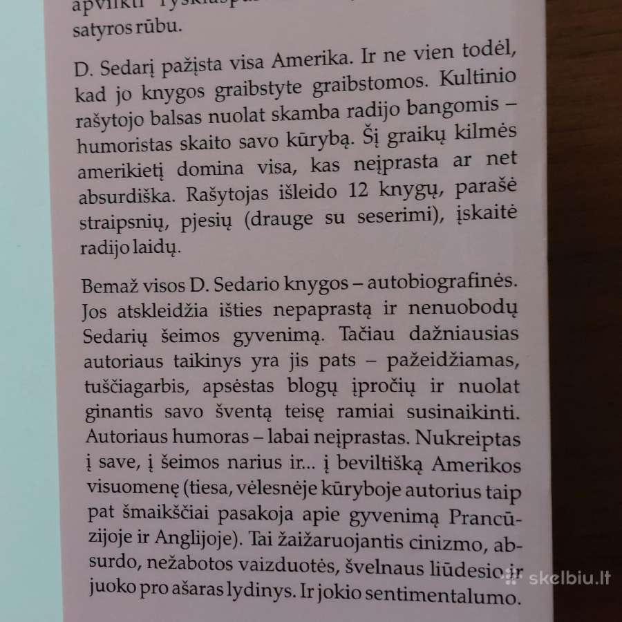 David Sedaris " Nuogas " .Parduodu knygą . - nuotraukos Nr. 18