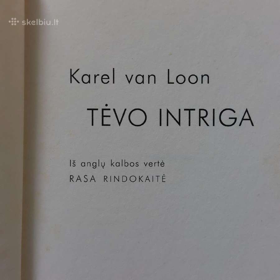 Karel van Loon " Tėvo intriga ". - nuotraukos Nr. 7