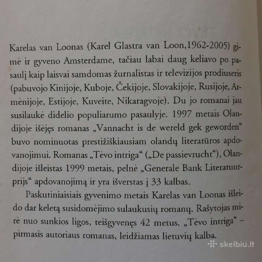 Karel van Loon " Tėvo intriga ". - nuotraukos Nr. 8