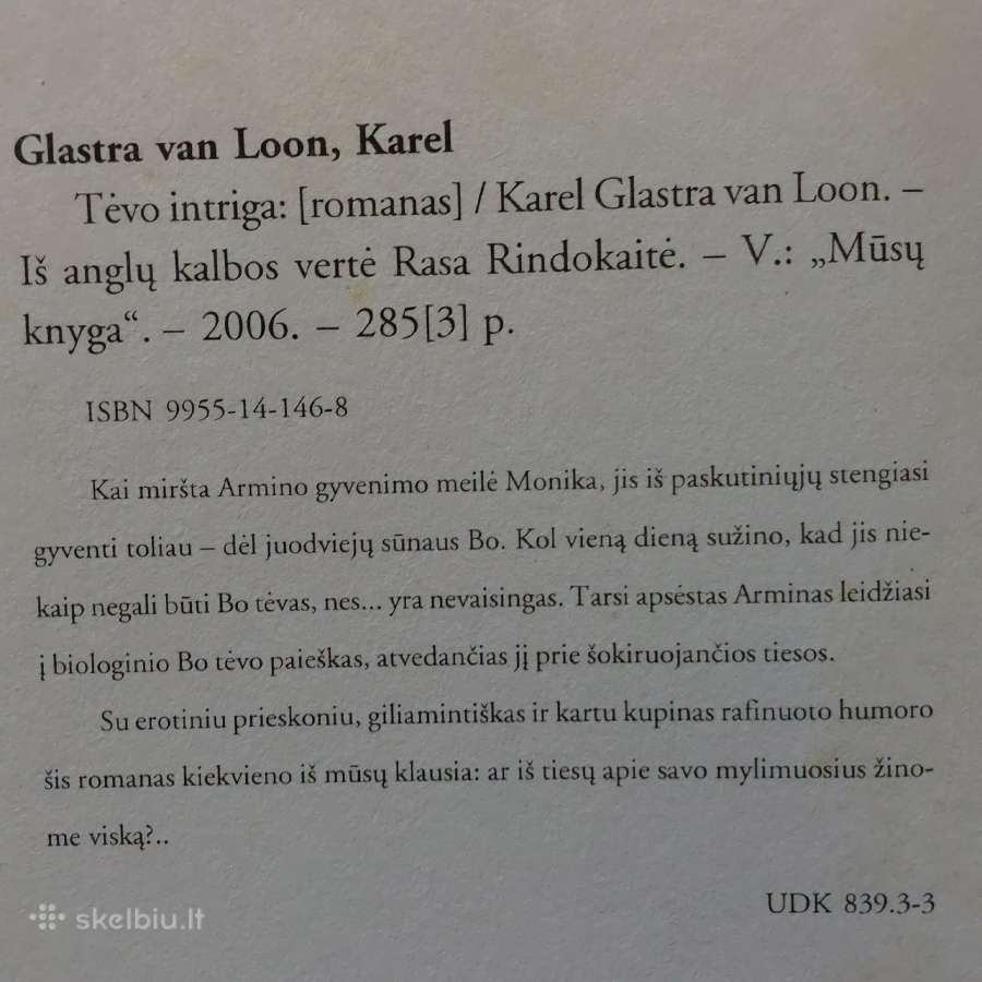 Karel van Loon " Tėvo intriga ". - nuotraukos Nr. 9