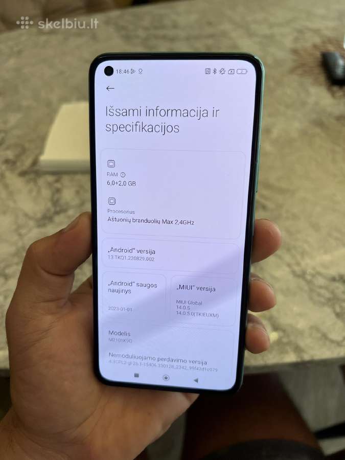 Xiaomi Mi 11 lite 5G, 8/128gb - nuotraukos Nr. 2