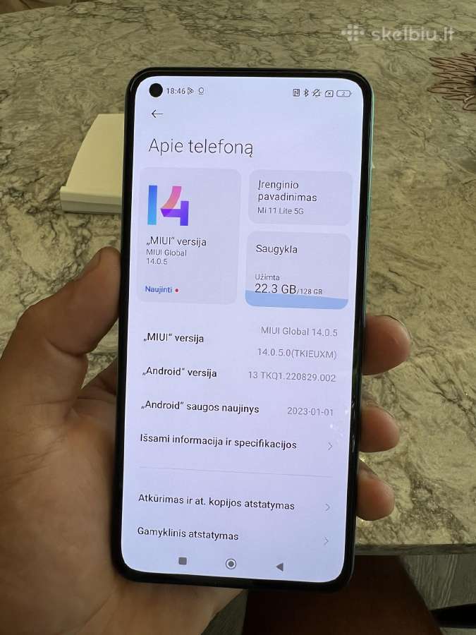 Xiaomi Mi 11 lite 5G, 8/128gb - nuotraukos Nr. 3