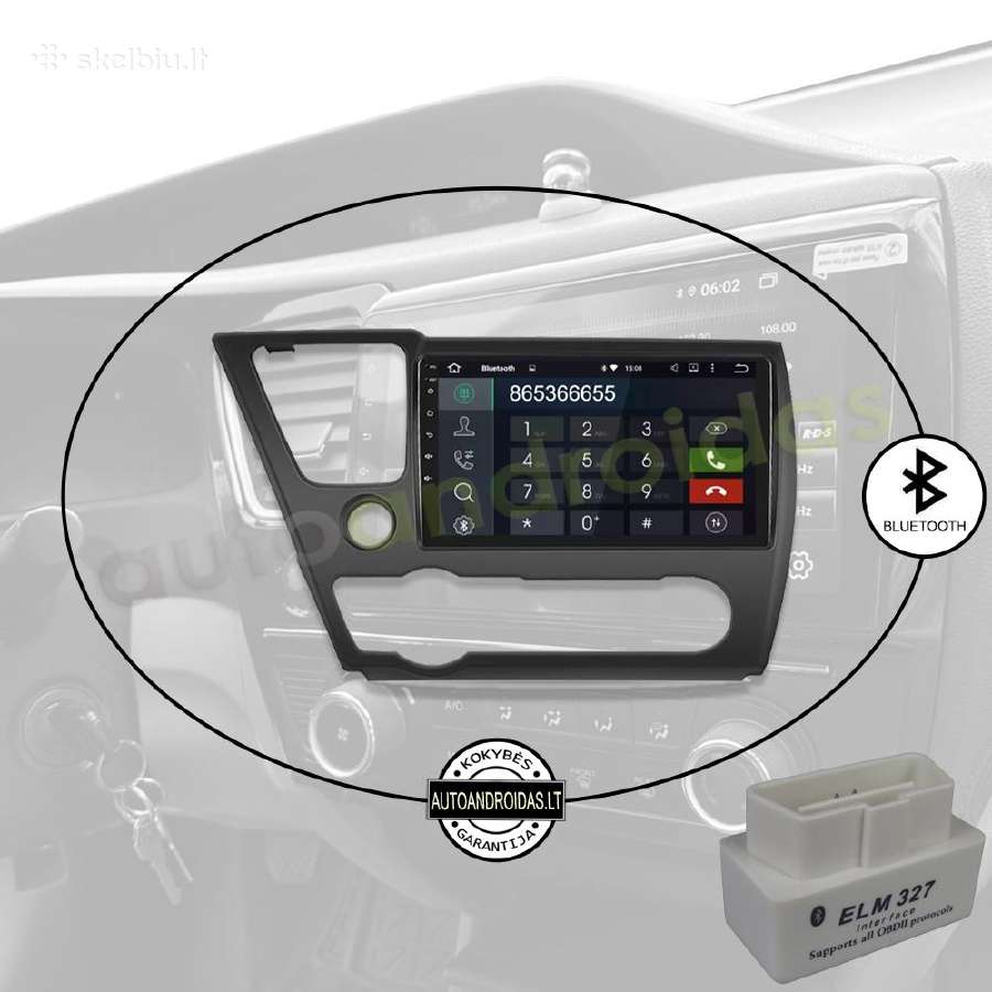 Honda Civic 2013-17 Android multimedia WiFi/GPS/bt - nuotraukos Nr. 5