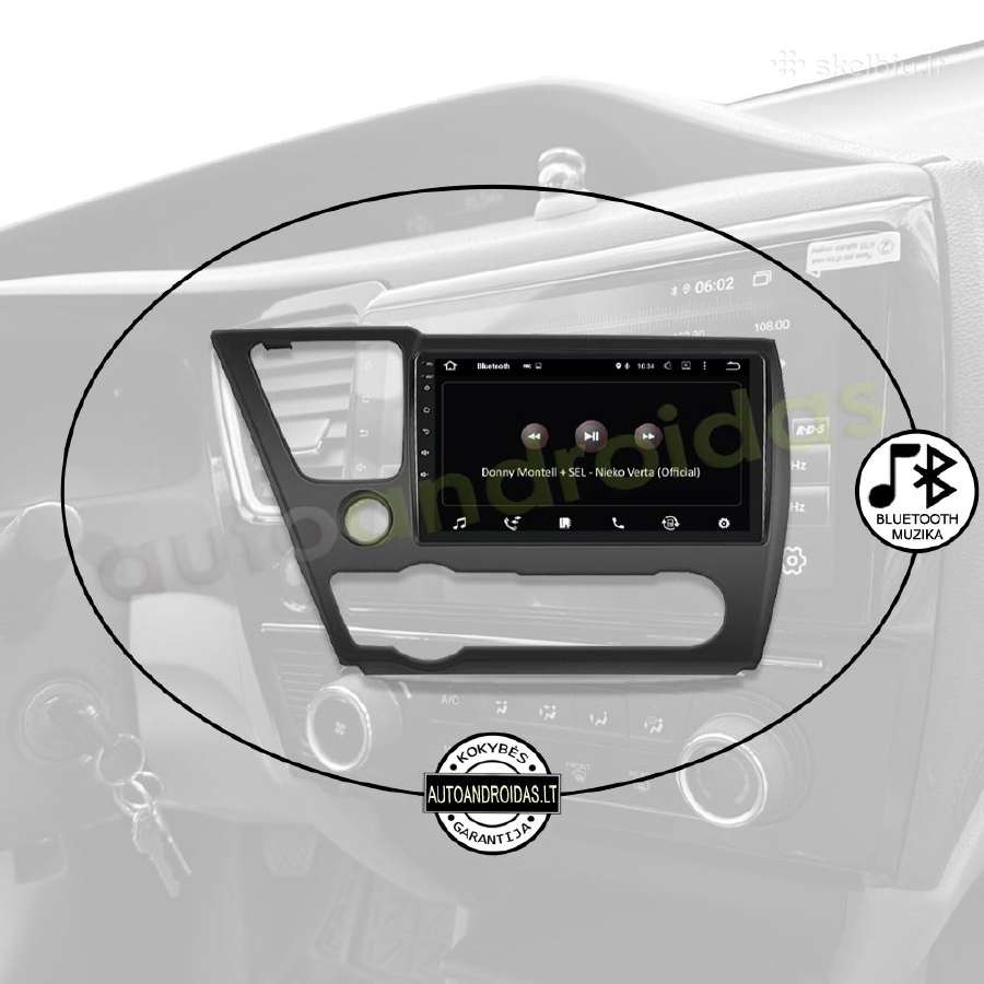 Honda Civic 2013-17 Android multimedia WiFi/GPS/bt - nuotraukos Nr. 6
