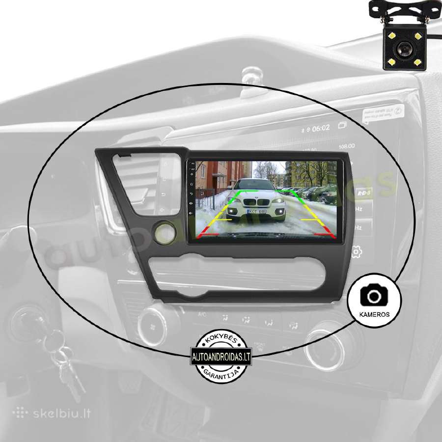 Honda Civic 2013-17 Android multimedia WiFi/GPS/bt - nuotraukos Nr. 7