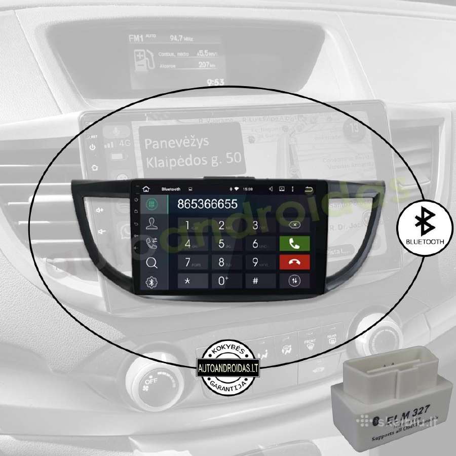 Honda Crv 2012-18 Android multimedia Usb/GPS/WiFi - nuotraukos Nr. 5
