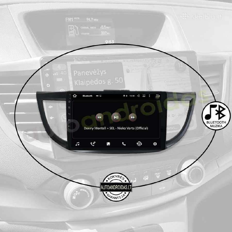 Honda Crv 2012-18 Android multimedia Usb/GPS/WiFi - nuotraukos Nr. 6
