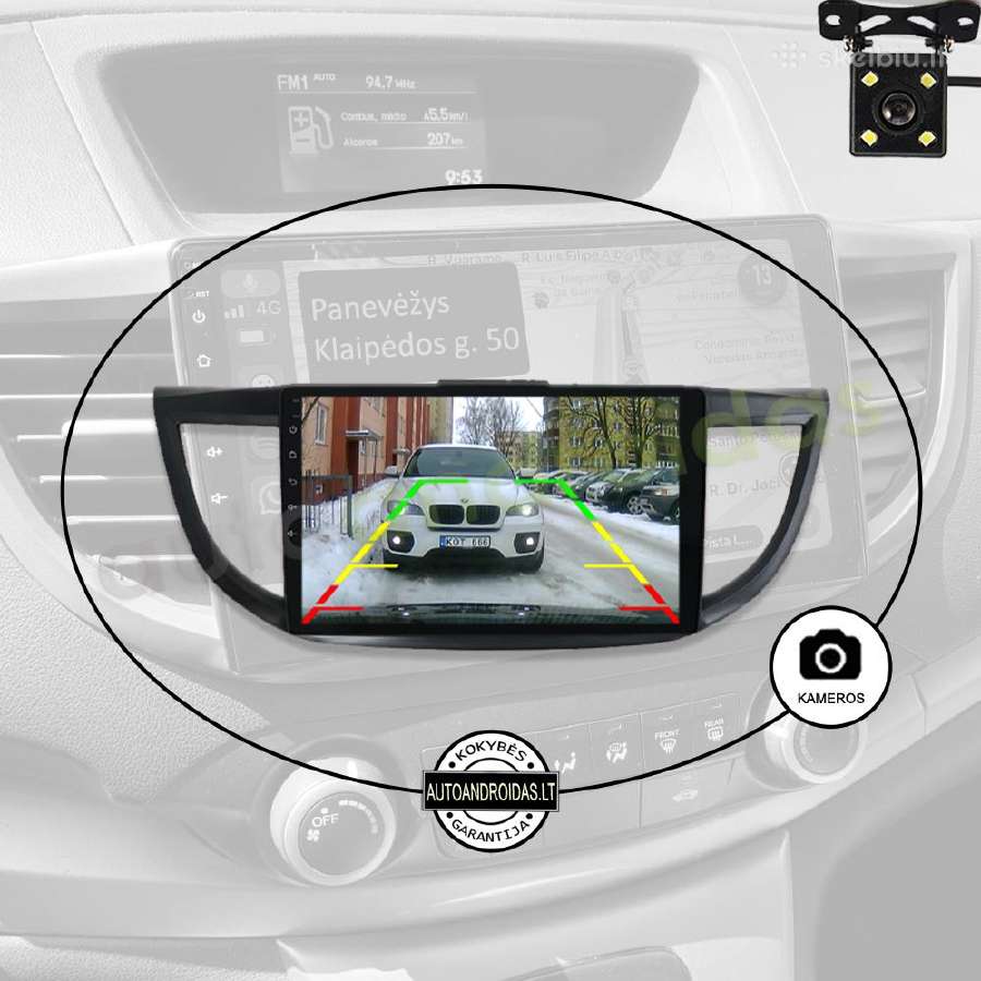 Honda Crv 2012-18 Android multimedia Usb/GPS/WiFi - nuotraukos Nr. 7