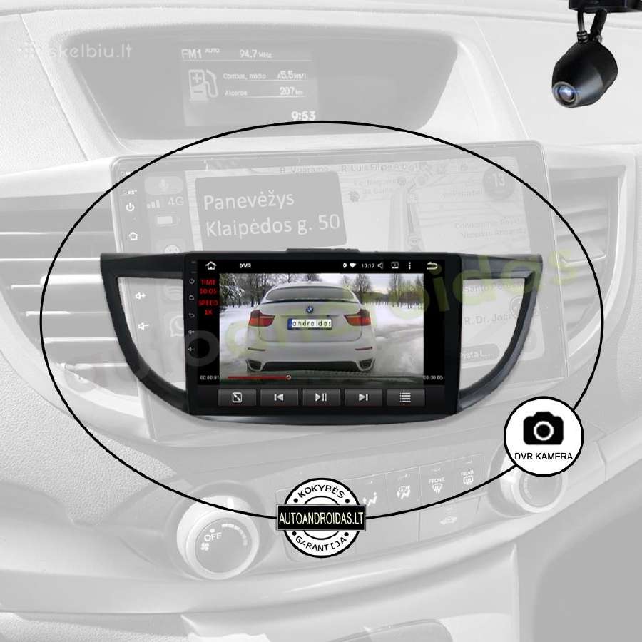 Honda Crv 2012-18 Android multimedia Usb/GPS/WiFi - nuotraukos Nr. 8