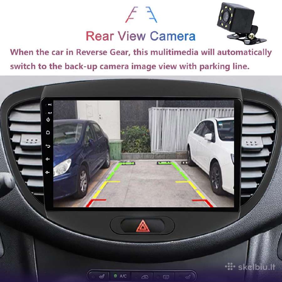 Toyota Corolla Verso 2003-2009 android multimedija - nuotraukos Nr. 6