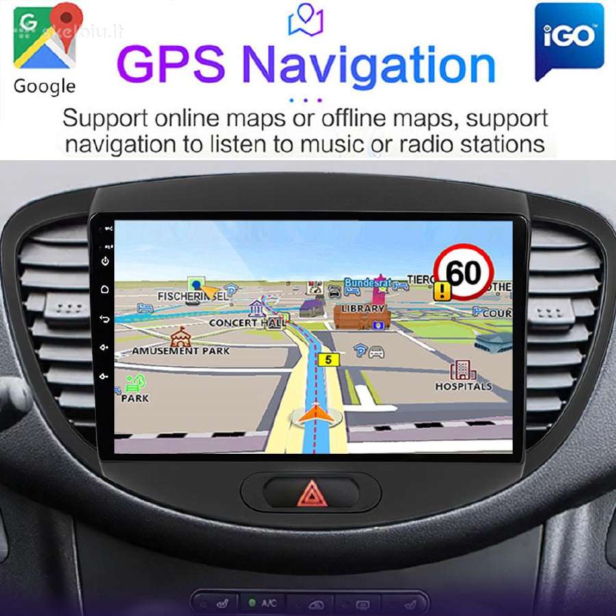 Toyota Corolla Verso 2003-2009 android multimedija - nuotraukos Nr. 8