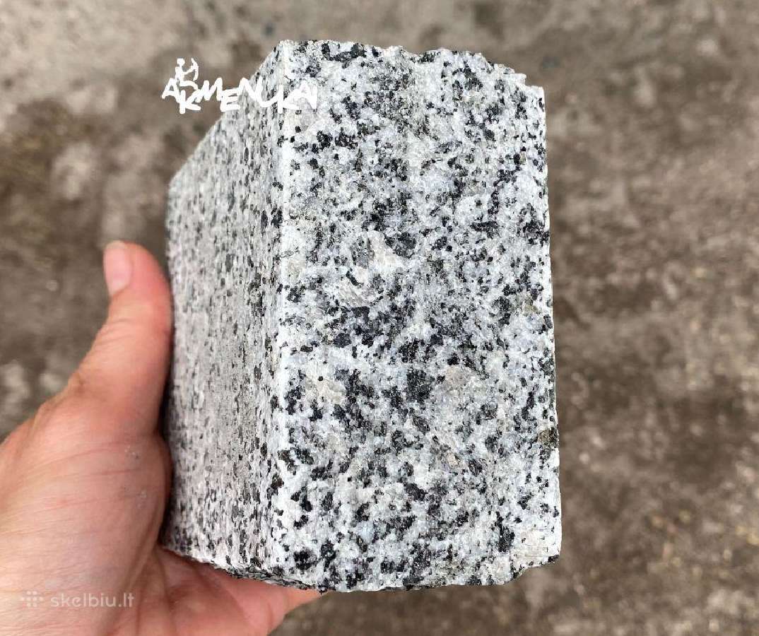 Granitinės trinkelės 10x10x6 ir 20x10x5cm - nuotraukos Nr. 3