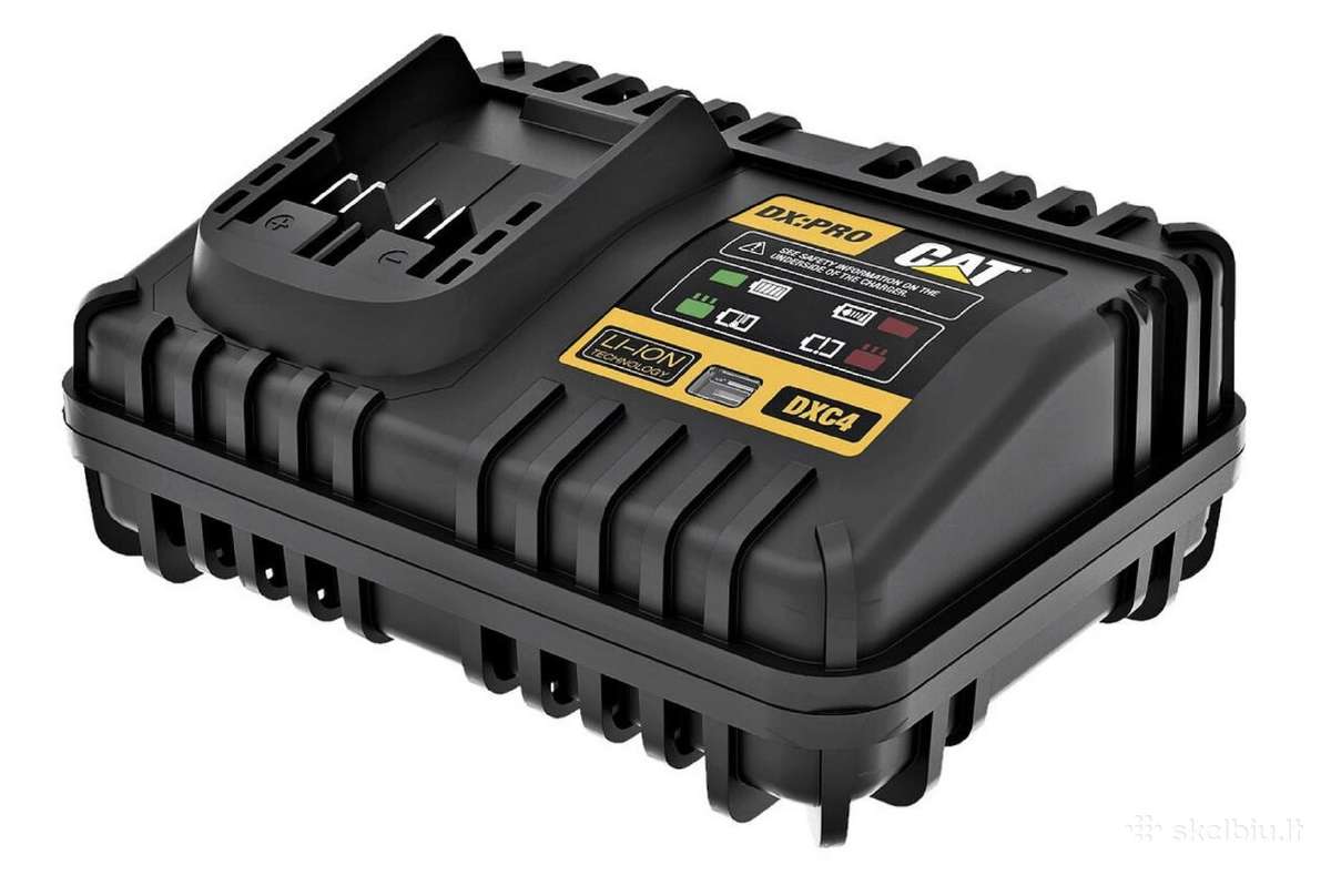 Akumuliatoriaus įkroviklis Cat Dxc4, 18v 4.0a