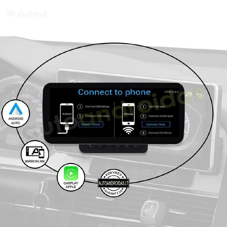 Audi A6 C6 2005-2011 Android multimedia GPS/WiFi - nuotraukos Nr. 9