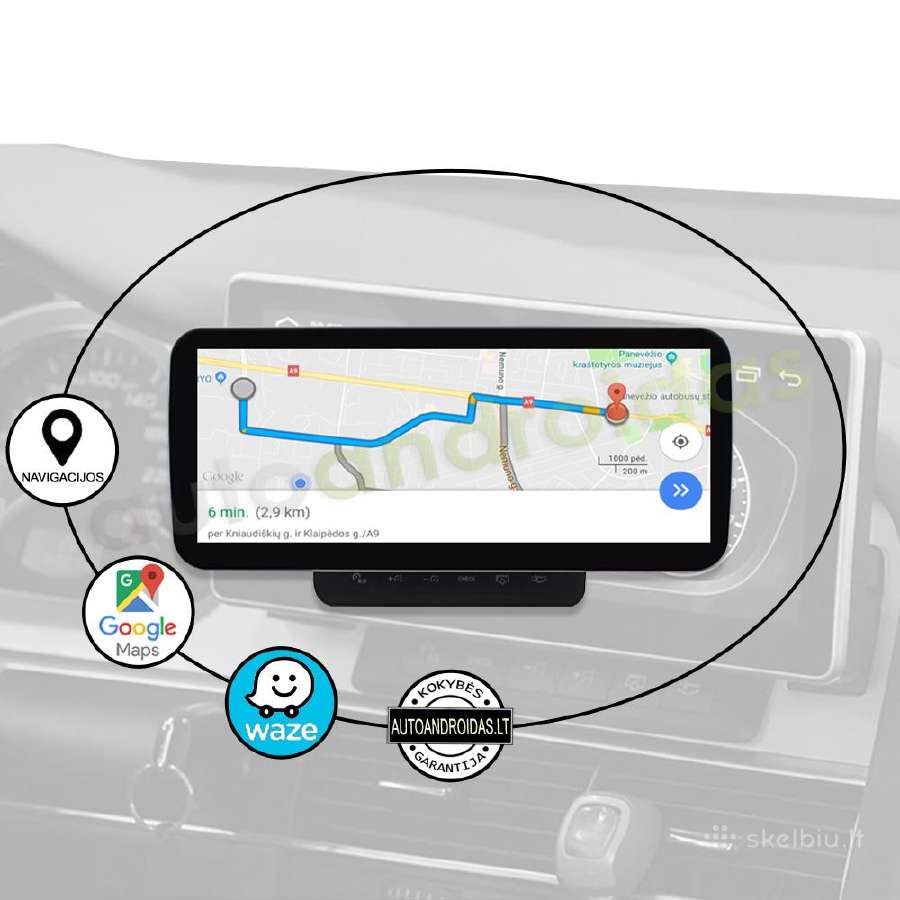 Audi A6 C6 2005-2011 Android multimedia GPS/WiFi - nuotraukos Nr. 10
