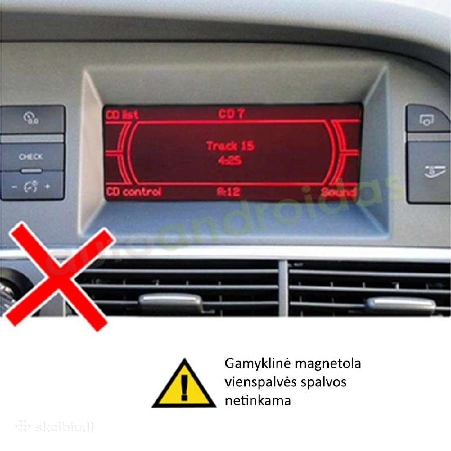 Audi A6 C6 2005-2011 Android multimedia GPS/WiFi - nuotraukos Nr. 13