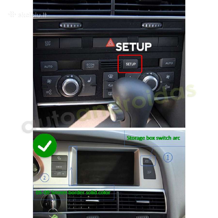 Audi A6 C6 2005-2011 Android multimedia GPS/WiFi - nuotraukos Nr. 15
