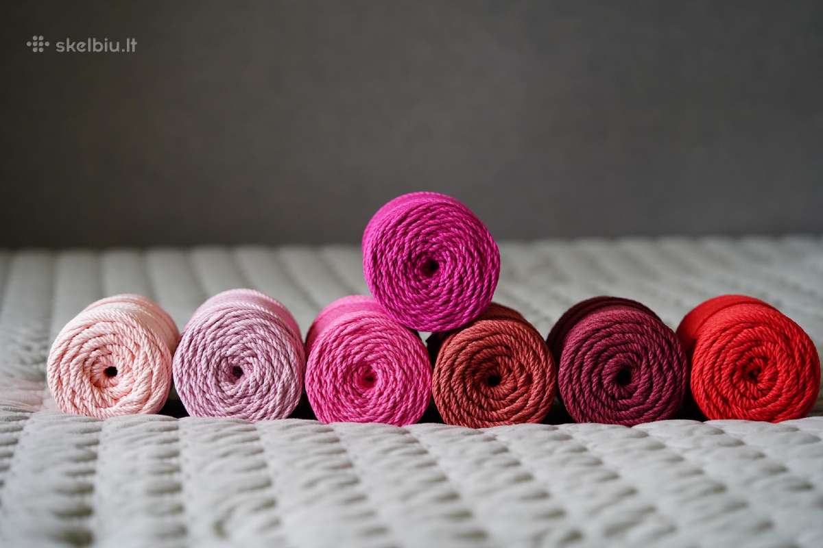 Išparduodam. Macrame virvė. 100proc medvilnė. - nuotraukos Nr. 14