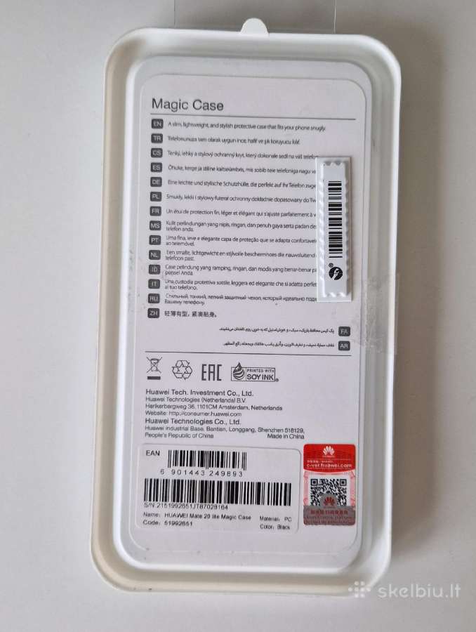 Dovanoju Huawei Mate 20 lite nugarėlę - nuotraukos Nr. 3