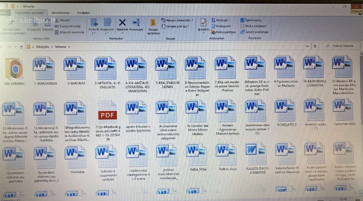 Lietuvių kalbos konspektai