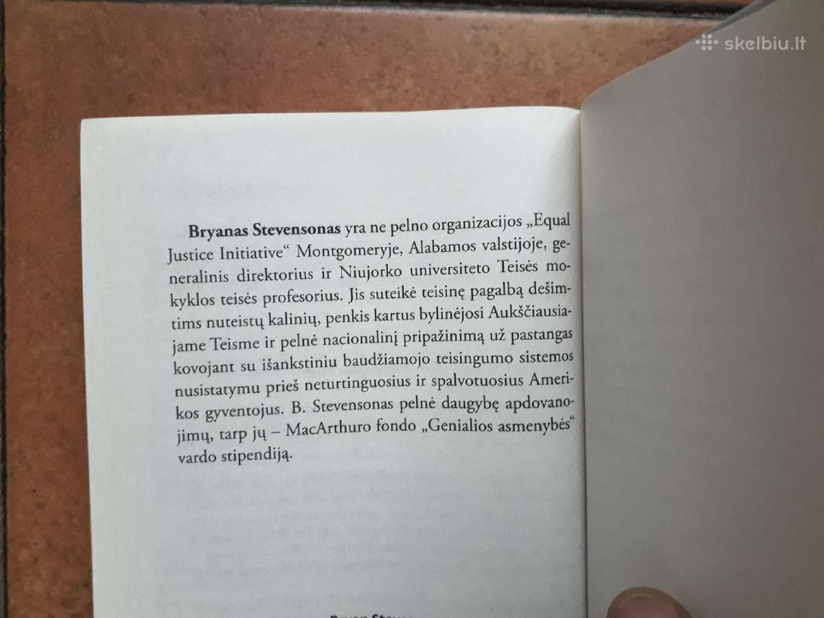 Bryan Stevenson "Gailestingumo jėga" 2022 m. - nuotraukos Nr. 3