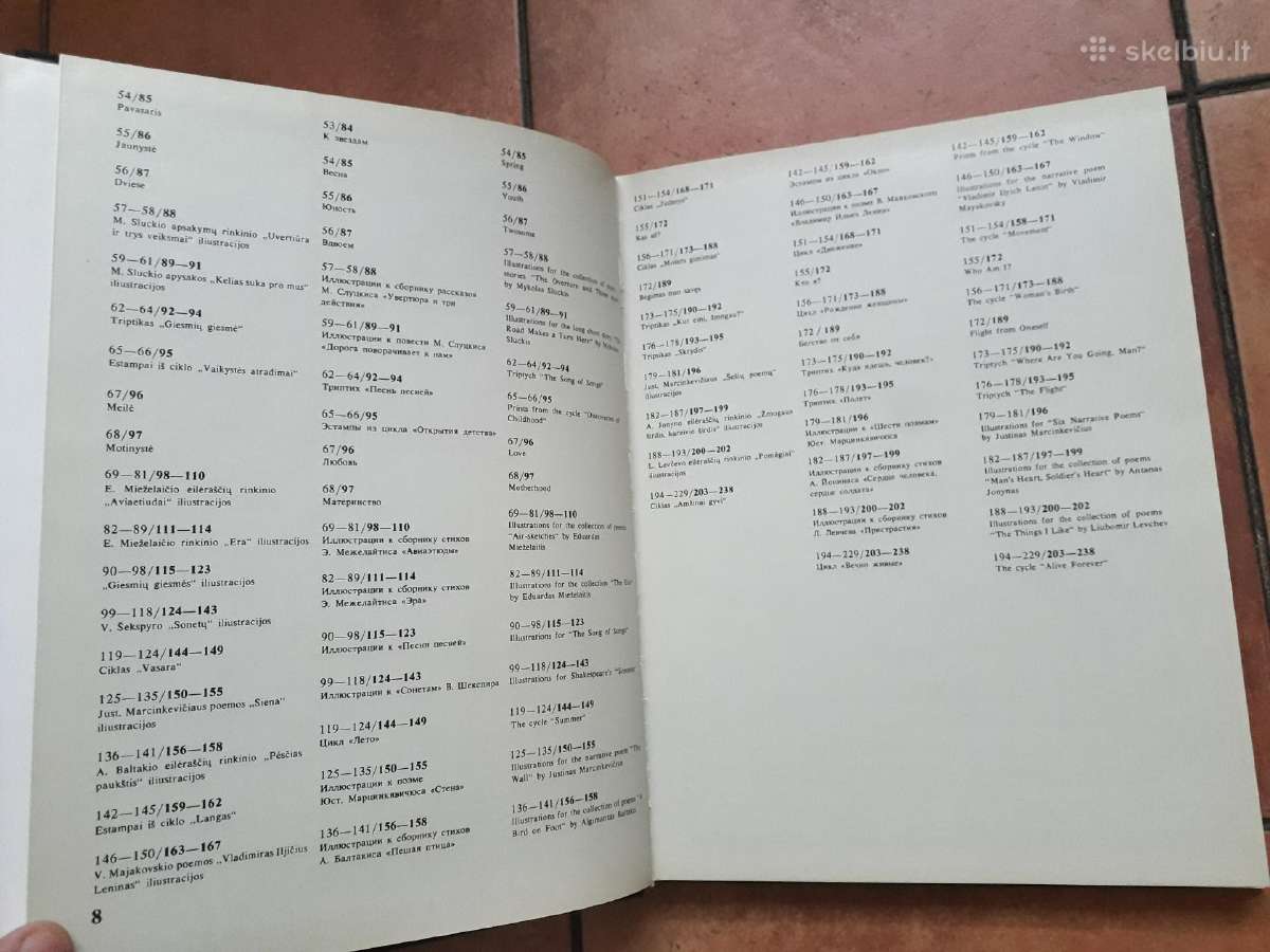 Stasio Krasausko darbų albumas 1988 metai - nuotraukos Nr. 5