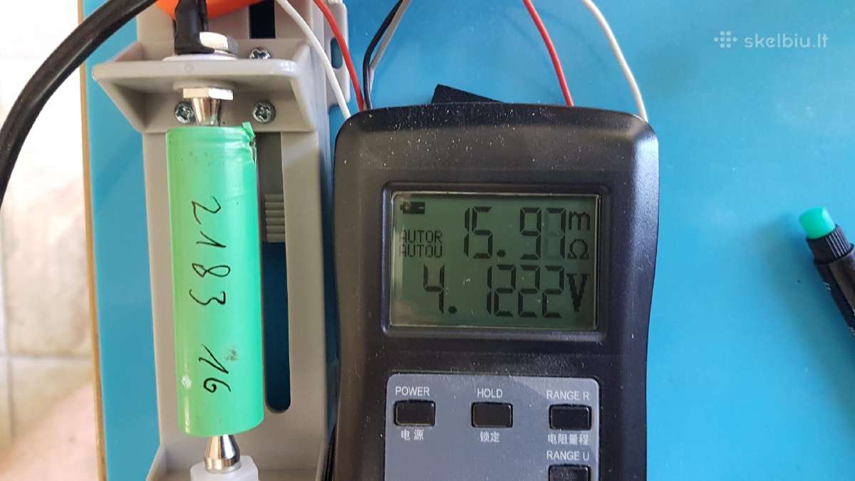 Ištestuotos Li-ion celės Panasonic 18650b Mh12210 - nuotraukos Nr. 6