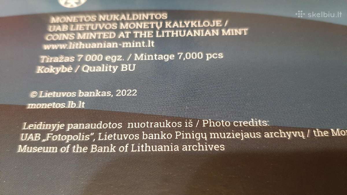 2023 apyvartinių eurų monetų rinkinys "Klaipėda" - nuotraukos Nr. 3