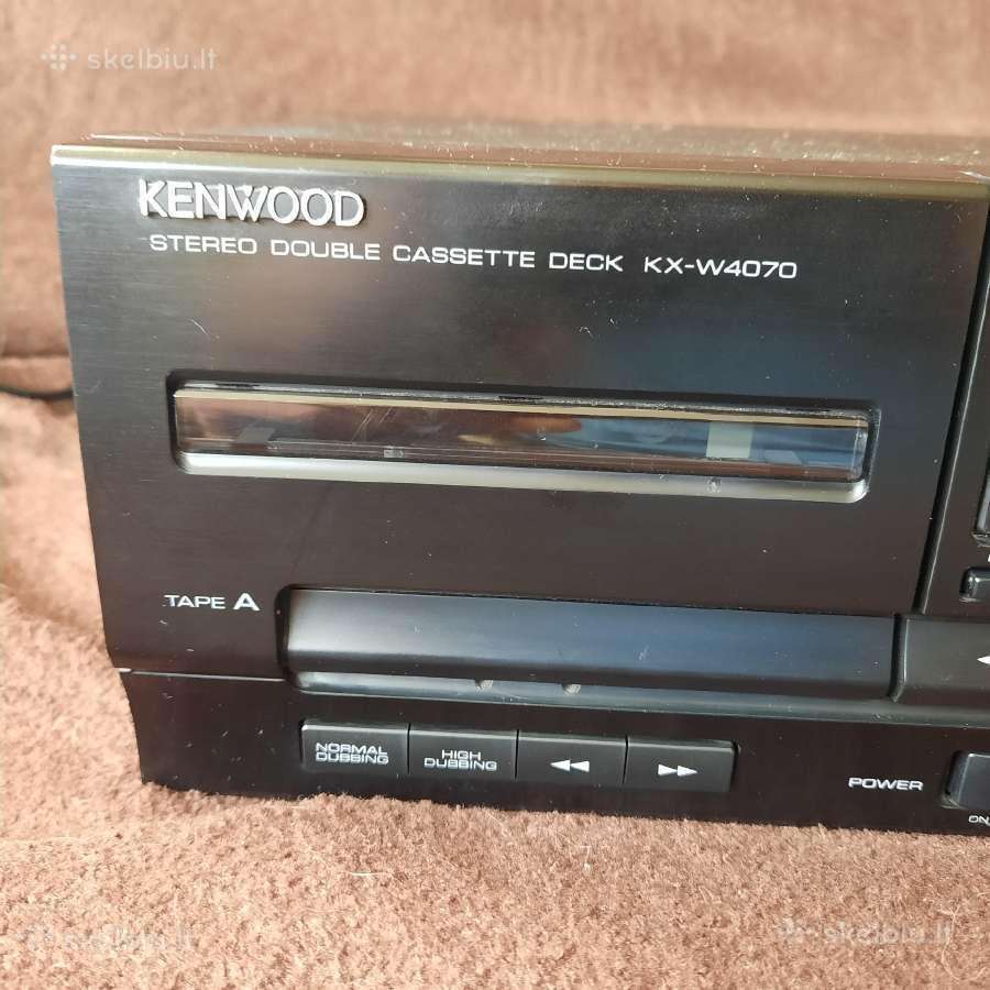 Ieškau Kenwood Kx-w4070 kasetinio arba remontui - nuotraukos Nr. 2