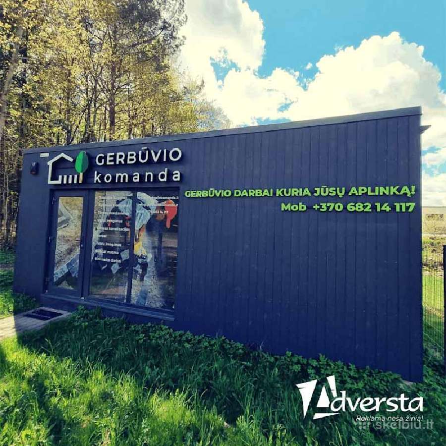 Reklamos gamyba - tūrinė raidės, stendai, iškabos