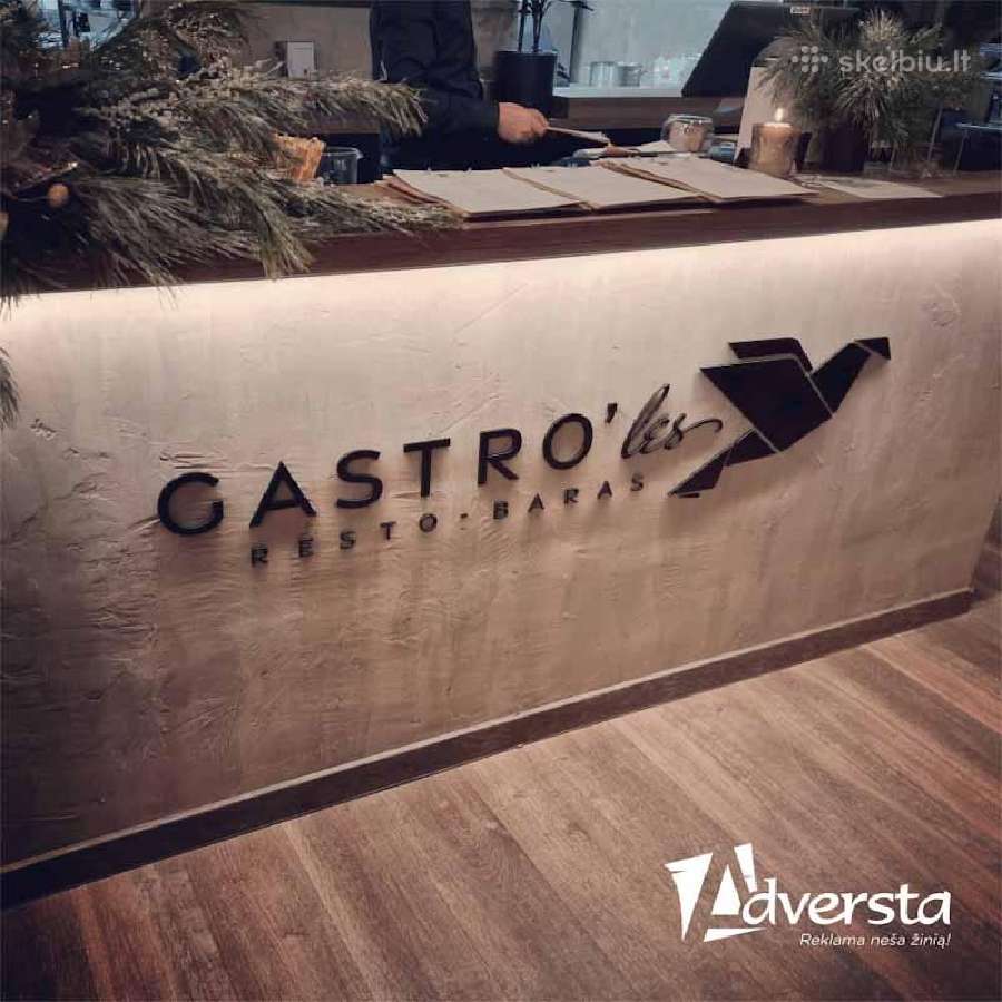 Reklamos gamyba - tūrinė raidės, stendai, iškabos - nuotraukos Nr. 13