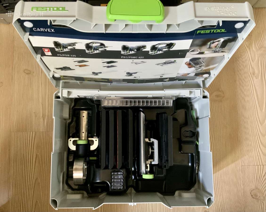 Festool Ps 420 Ebq-set Siaurapjūklis - nuotraukos Nr. 4