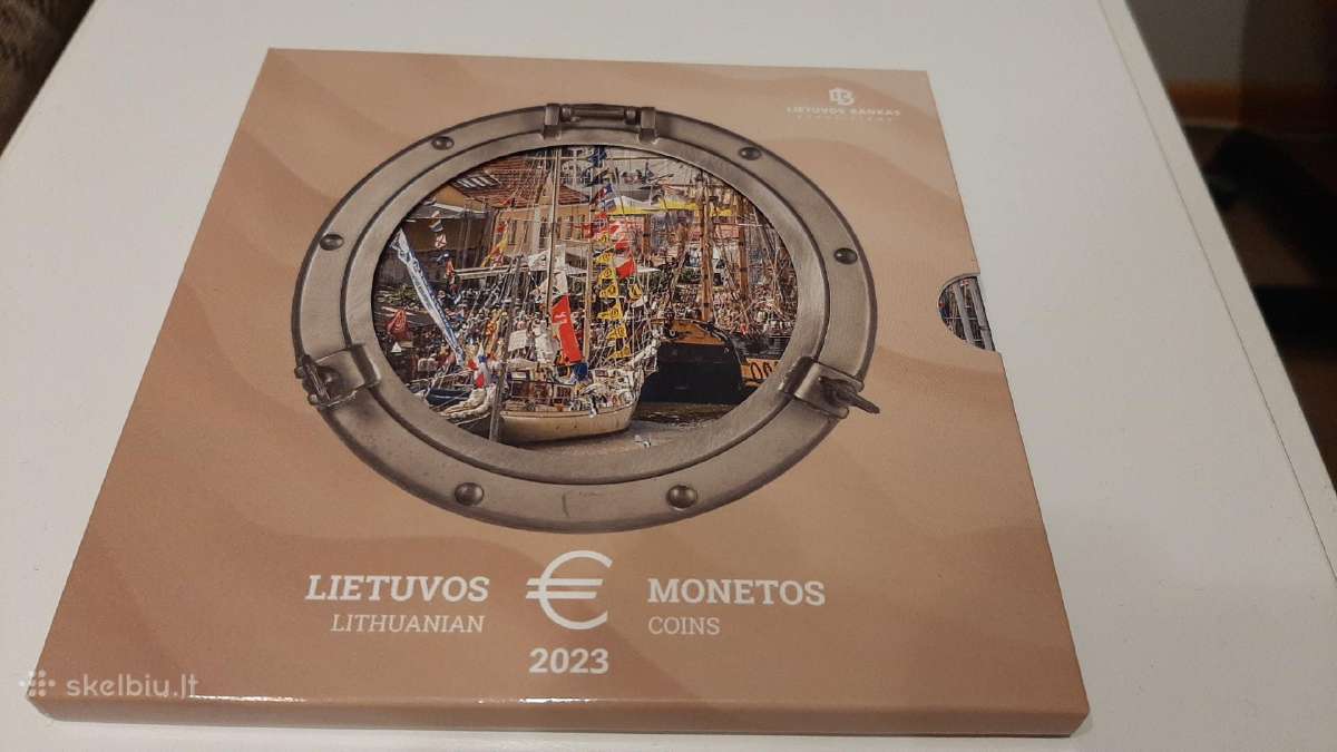 2023 apyvartinių eurų monetų rinkinys "Klaipėda"