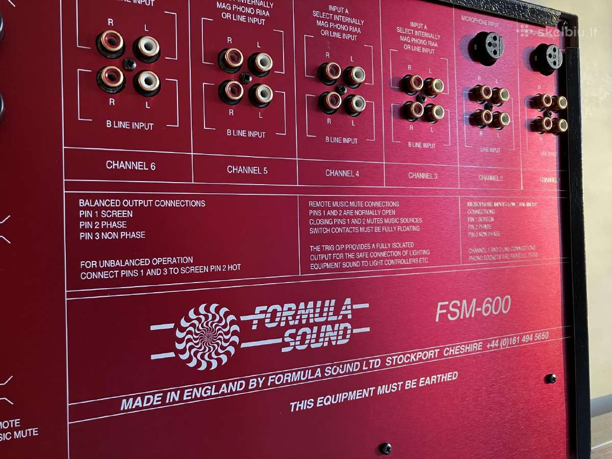 Formula sound fsm-600 - nuotraukos Nr. 9