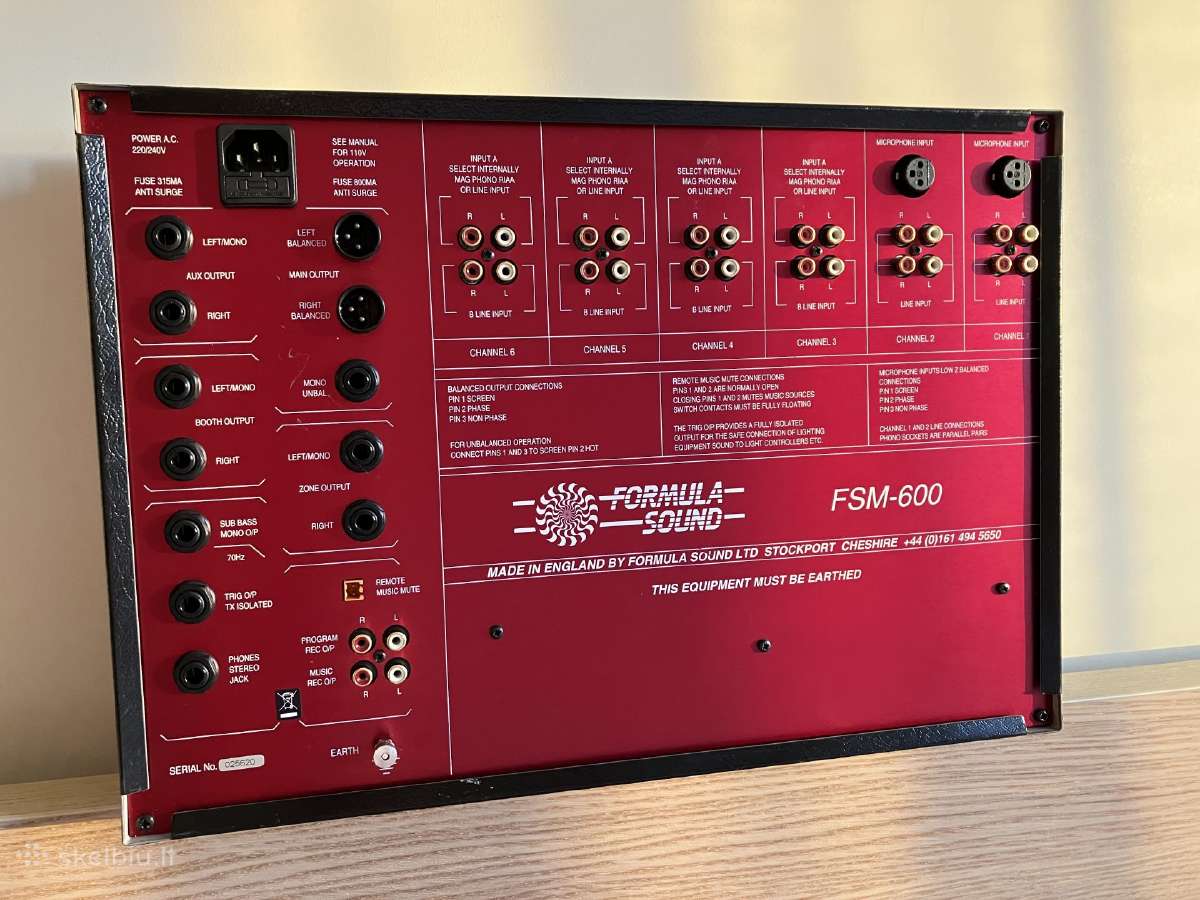 Formula sound fsm-600 - nuotraukos Nr. 10