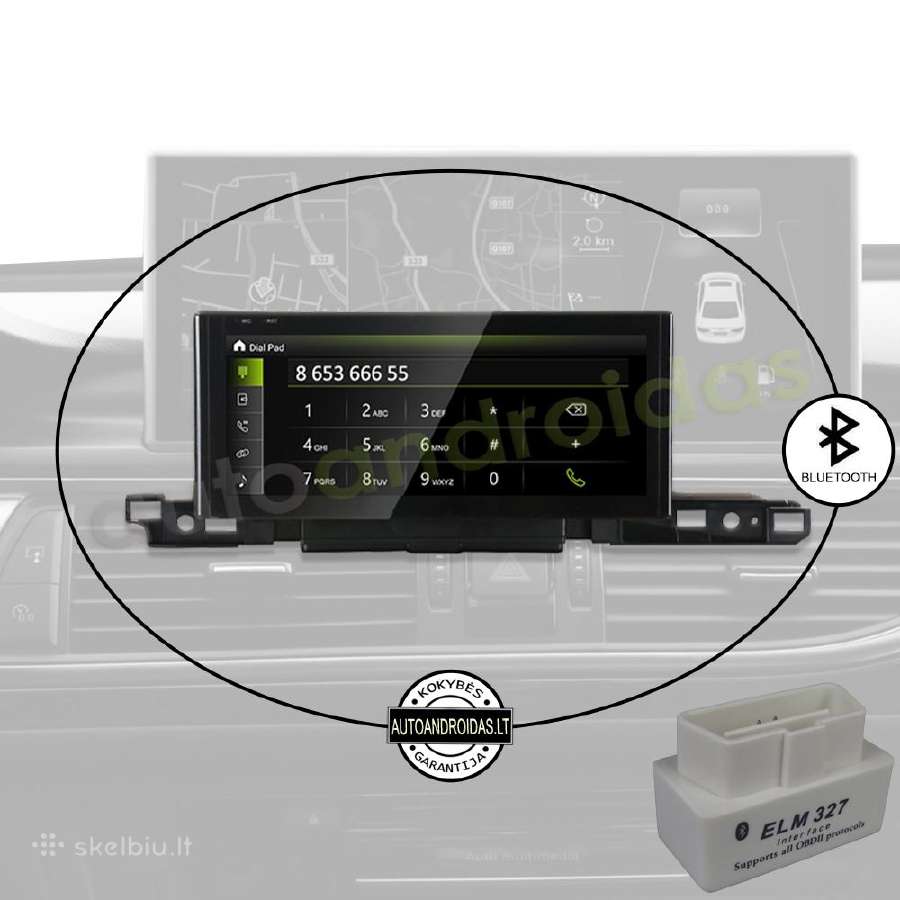 Audi A6 C7 A6l A7 2012-2019 Android multimedia GPS - nuotraukos Nr. 4