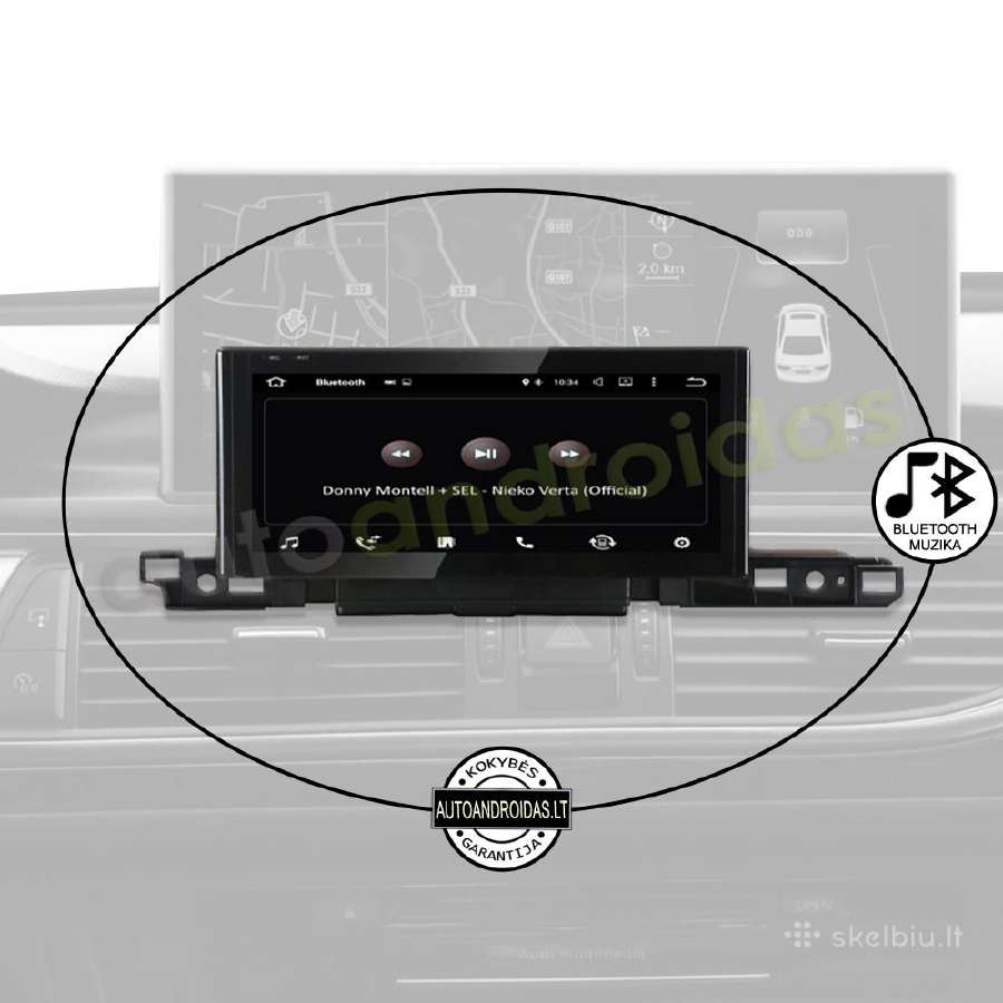 Audi A6 C7 A6l A7 2012-2019 Android multimedia GPS - nuotraukos Nr. 5